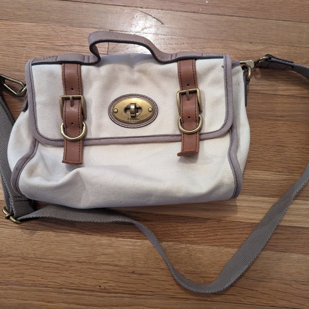 Fossil Reissue Vintage Canvas Crossbody - image 2